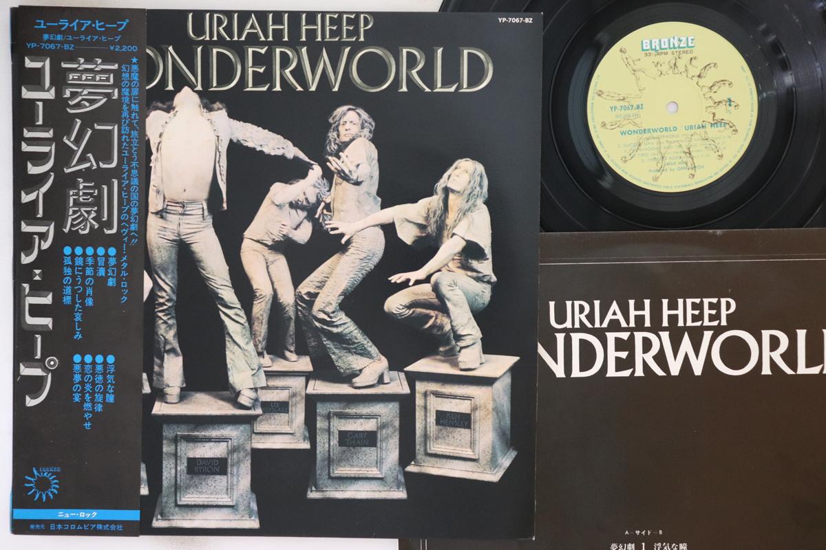 

Пластинка LP URIAH HEEP - Wonderworld YP7067BZ BRONZE 1974 Япония Obi Metal б/у