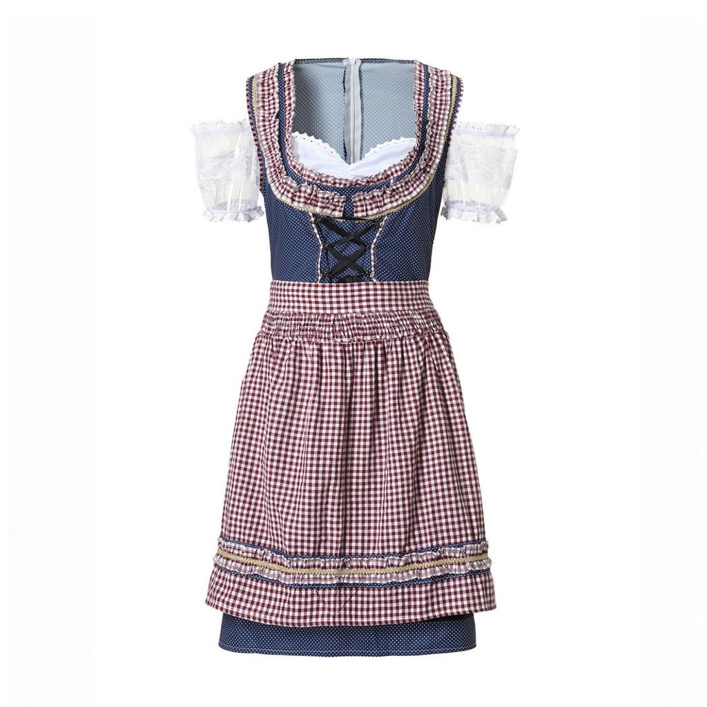 Dress For Women Women's Dress Beer Dress Checkered Dress German Beer Festival Dress
