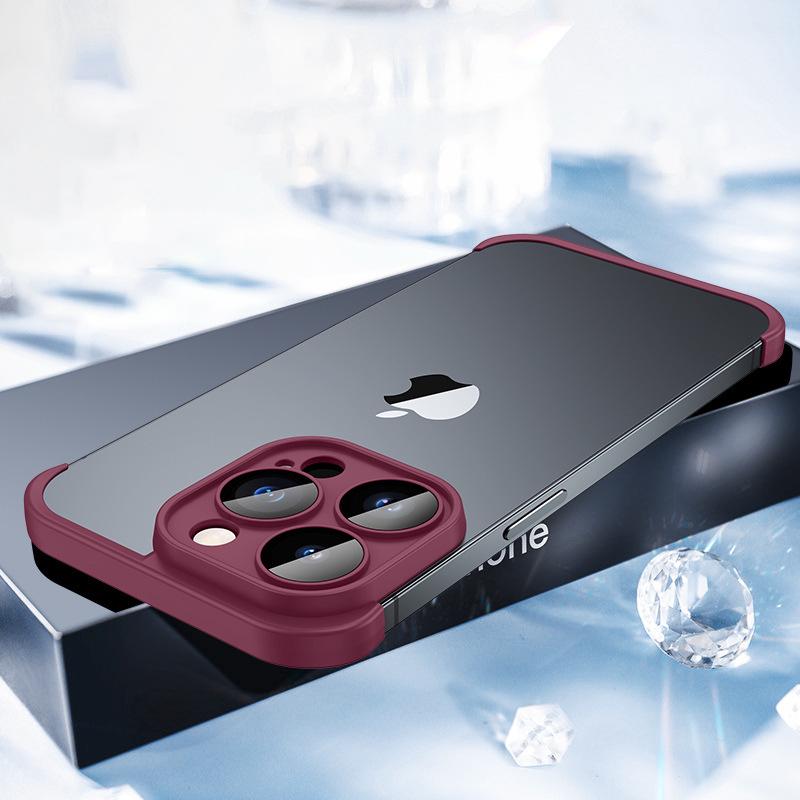 

Truly Borderless iPhone 17 Pro Case: Half-Wrapped, Lens Protection, Drop-Proof iPhone 12 Pro