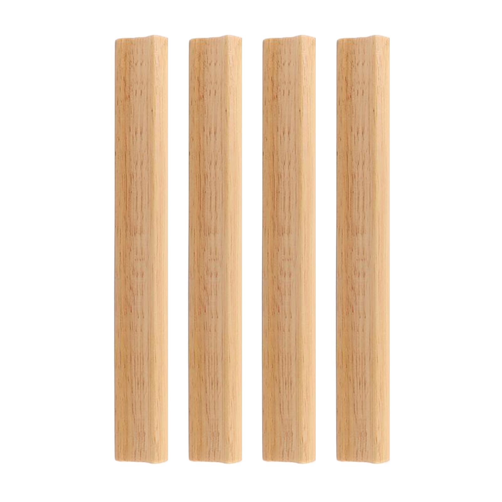 

4 штуки Деревянные ручки для шкафов и буфетов 4 штуки Ручка для кухонного шкафа 4 шт.