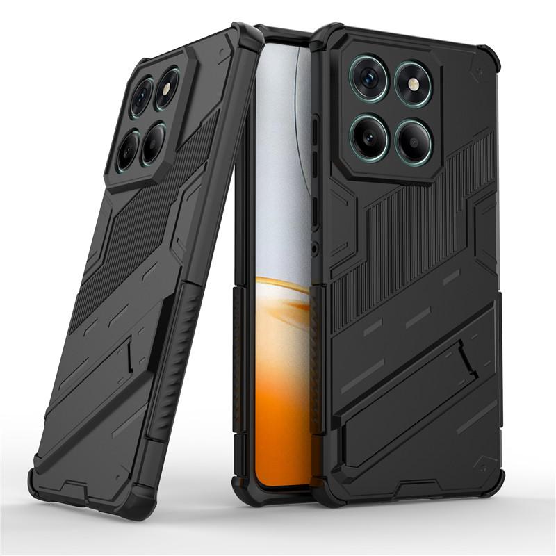 For Motorola Edge 60 Fusion Case For Motorola Edge 50 60 Fusion Cover Punk Armor Shockproof Hard Rubber Bracket Bumper