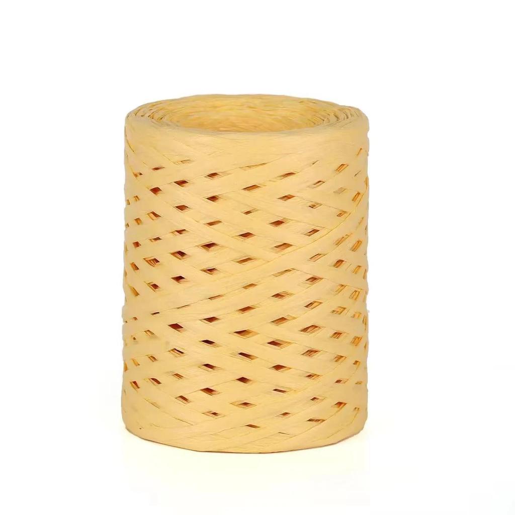 Handvävt Raffiagarn för Hattar och Väskor; Gör-det-själv Raffiastråmaterial.