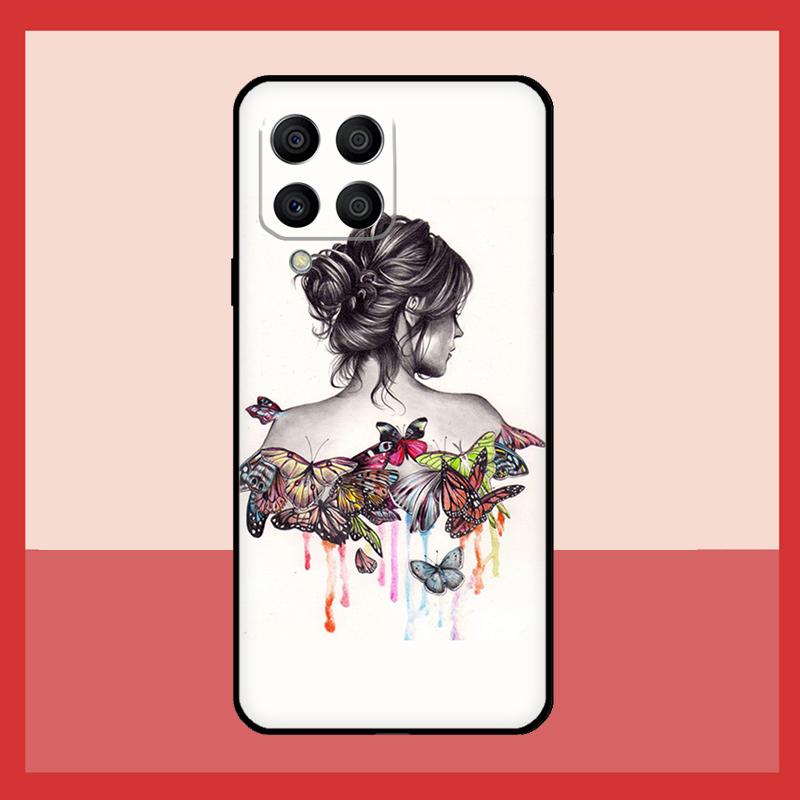 Butterfly Case For Samsung Galaxy M12 M52 M06 M16 M36 M56 M33 M15 M55 M31 M13 M14 M53 M32 M35 M34 M54