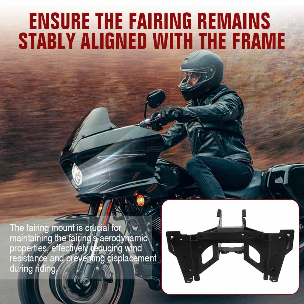 Fairing Bracket Mount With Headlight Mounting Bracket Ring Trim Cover Motorcycle For Harley Softail Low Rider ST FXLRST 2022-25