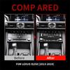 Real Soft Carbon Fiber Center Console AC CD Panel Sticker For Lexus IS250 IS300 IS350 IS200T 2013 2014 2015 2016 2017 2018 2019