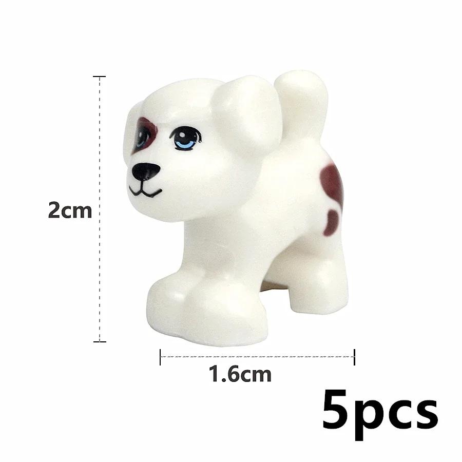 MOC Blocuri de Construcție Animale Particule Mici Scenă Tigru Oaie Rață Cal Balene Model Educațional Zoo Asamblat Cadou DIY Cărămizi Jucărie