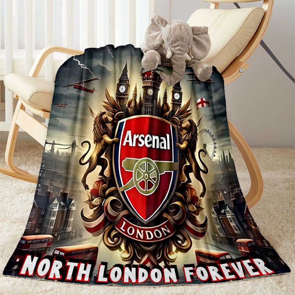 Arsenal Blanket Soft Warm Cozy Perfect for Bed Chair Office Chair All-Season Use Modern Style Best Holiday Gift for Friends Family
