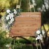 2 Pieces Wedding Arch Flowers Artificial Floral Swags Gifts Versatile Rustic Flower Arrangement