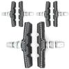 3 Paar Gummi V-Brake Bremsbeläge Blöcke Schuhe Geräuschlos für Mountainbike Faltrad Motocross
