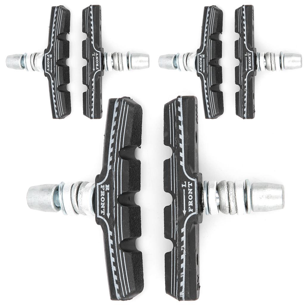 3 Paar Gummi V-Brake Bremsbeläge Blöcke Schuhe Geräuschlos für Mountainbike Faltrad Motocross