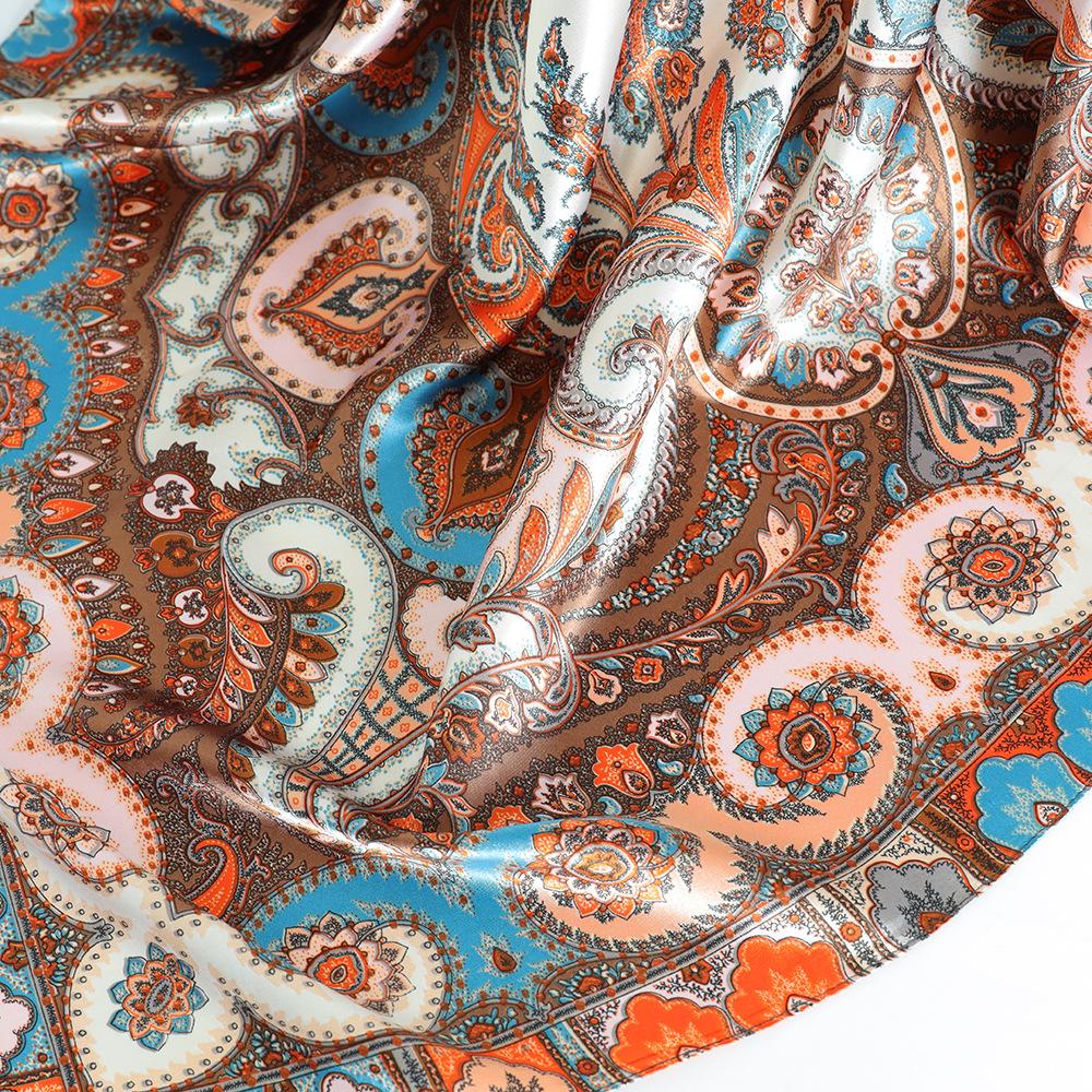 Hochwertige, luxuriöse Seidenschals, Stirnband, Schals, Halstuch für Damen, Ketten-Seidenschal, dekorativer Schal für Damen