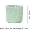 Celadon relief master cup Kung fu tea cup drinking tea cup household simple single cup