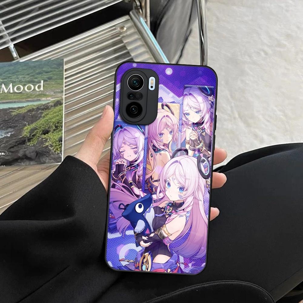 Genshin Impact Game Citlali Phone Case for Xiaomi Redmi Note 14 13 12 11 Ultra Pro Lite 5G Toughened Glass Cover