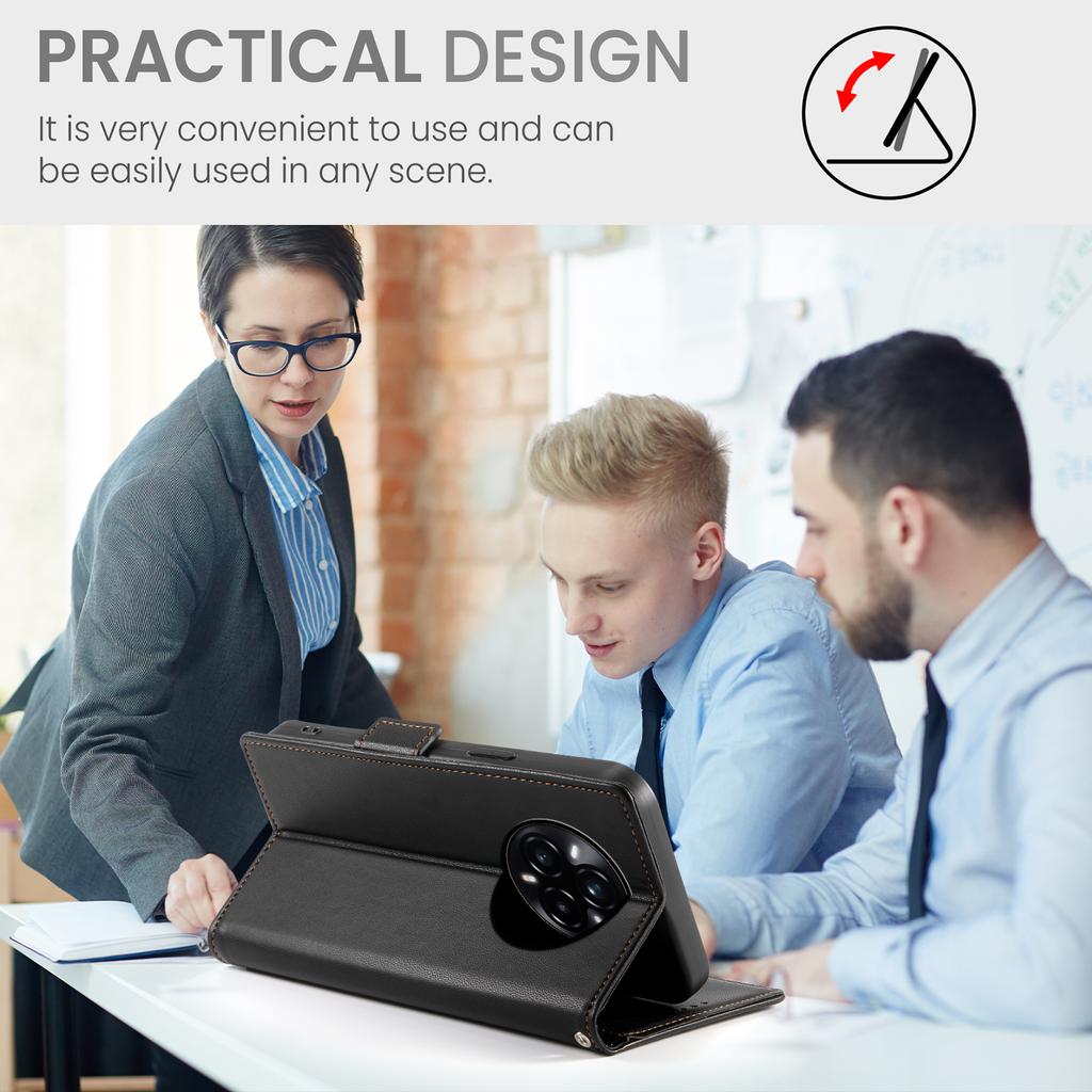 For Realme 14 Pro 5G Stand Case PU Leather Wallet Phone Cover