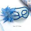 Venice Masquerade Ball Halloween Gold Onion Gauze Flower Lace Facial Mask Half Face Adult Eye Mask Halloween Performance Props