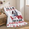 Valentine's Day Gifts Digital-printed Polyester Bedroom Velvet Flannel Soft Sofa Cover Blanket Fleece Soft Sofa Cover Blankets