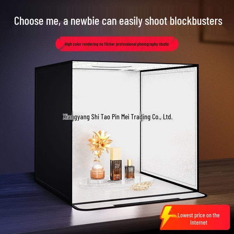 Compact Light Box for Still Life Photography - LED Studio for E-commerce Product Shots
