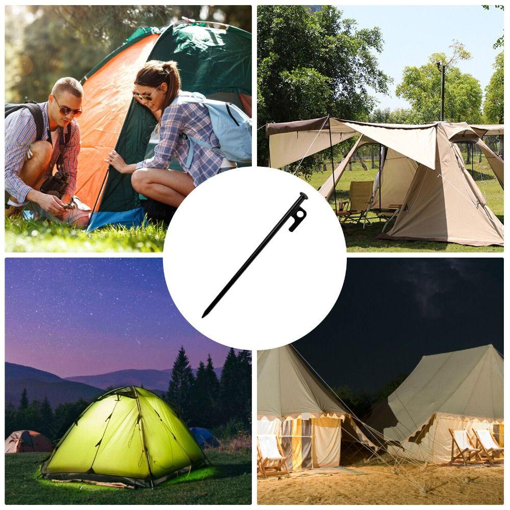 10Pcs Heavy Duty Camping Pegs 30cm Tent Pegs Durable Ground Nails