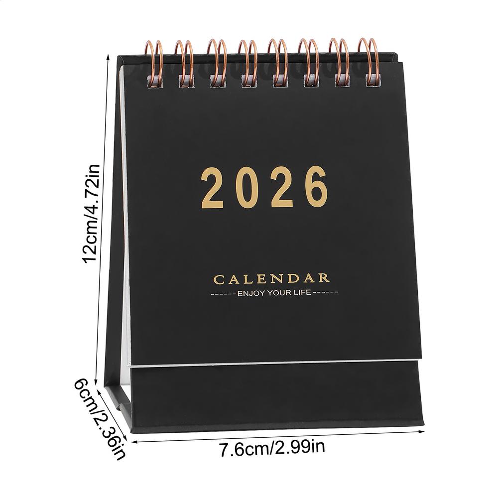 Small Calendar for Desk Decorative Desktop Calendar Daily Planning Supplies for Tasks Appointments Dating Home Study Bedroom