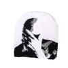 Printing Couple Warm Hats Fiber Beanies Bonnet Hip Hop Cold Cap  Men Women