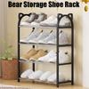 4 Layers Household Storage Rack Simple Shoe Cabinet Shoe Storage Rack Multifunctional Home Entrance Shoe Rack