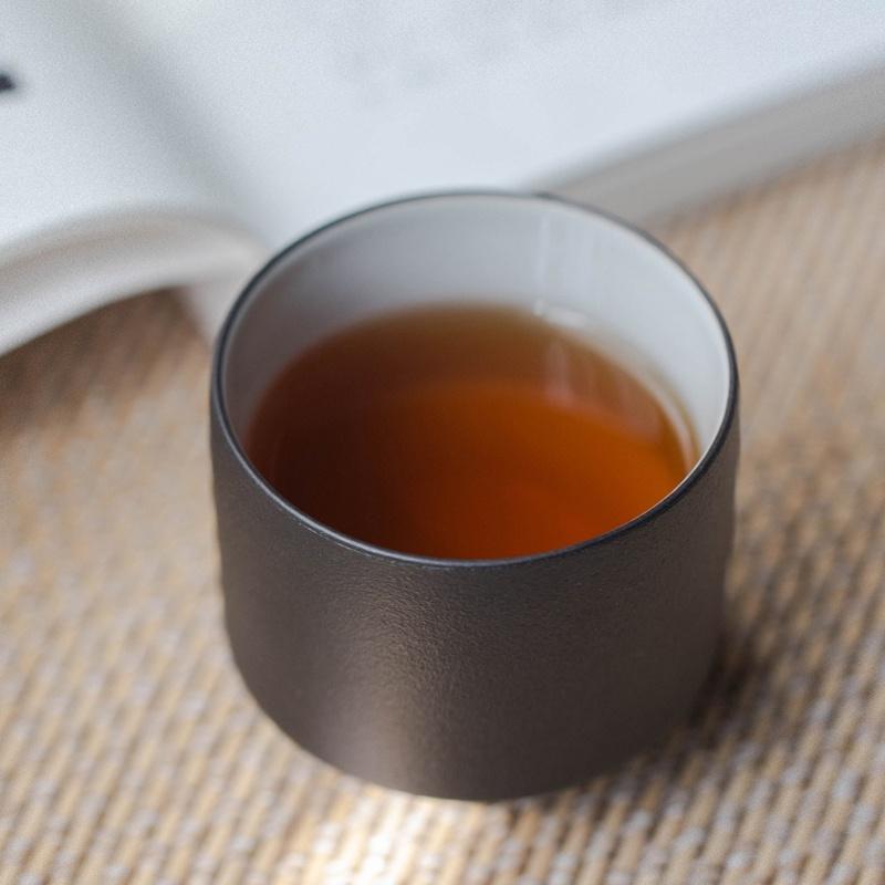 100ml Black Pottery Ceramic Tea Cup Japanese Kung Fu Tea Set Water Cup