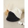 Daiso Soft Fur Bucket Hat Ivory