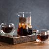 Household wooden coffee pot Large capacity drip sharing pot Household glass cold brew pot Hanging ear coffee pot set