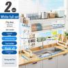 "Multifunctional Kitchen Sink Dish Storage & Drain Rack"