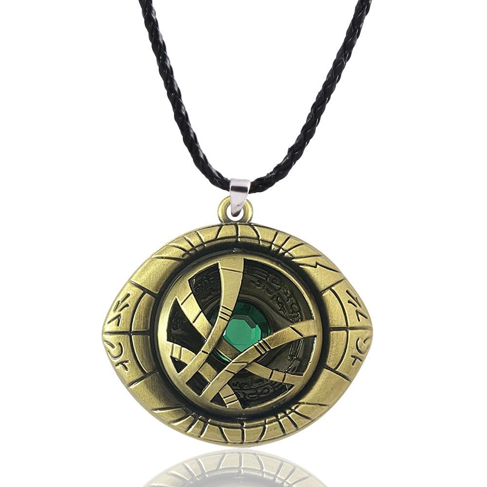 Doctor Eye Strange Of Agamotto Necklace With Spin Pendant And Keyring For Gift