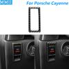 For Porsche Cayenne 958 92A 2011-2017 Carbon Fiber Driver's Side Dashboard Handbrake Frame Panel Cover Car Accessories Sticker