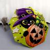 1pc Halloween Cat Automatic Folding Umbrella - Compact 8-Rib Design, Durable Plastic & Iron, Lightweight for Outdoor Daily Use114