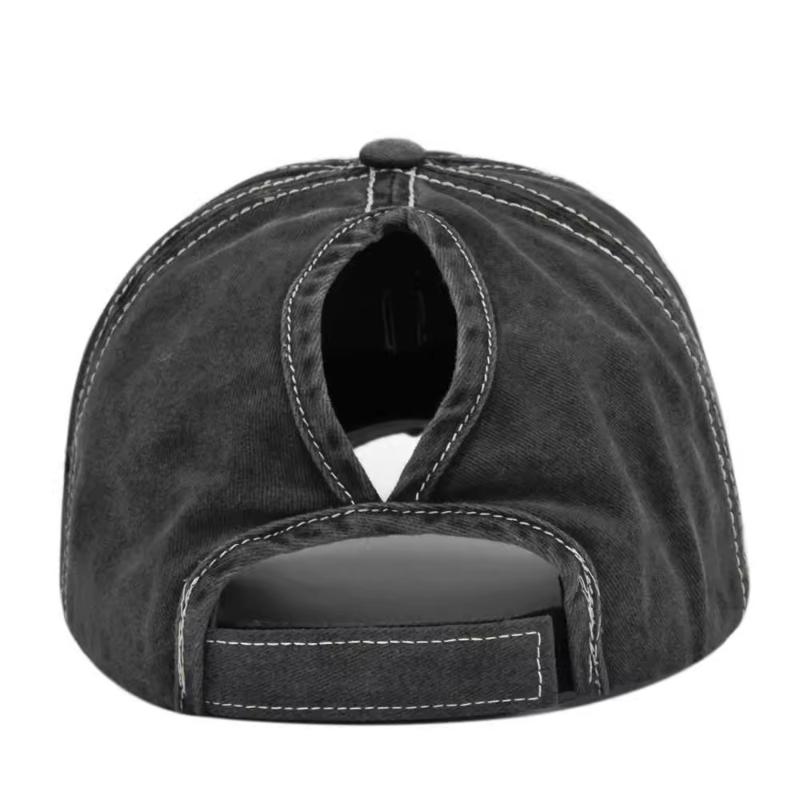 Letter Embroidered Cotton Baseball Cap Fashion Adjustable Unisex Trucker Hat For Men Women Hip Hop Urban Street Style Streetwear Classic Sun Hat