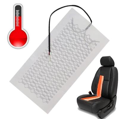 2/4Pcs DC12V Car Seat Heating Pad Carbon Fiber Heated Heated Seats Heater Auto Cars Pads Warmer Winter Mat Pad 28*52cm U6Y0