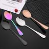 2/4/6Pcs Large Stainless Steel Spoon Western Salad Serving Spoon Set Dinnerware Cutlery Spoon Buffet Big Spoon