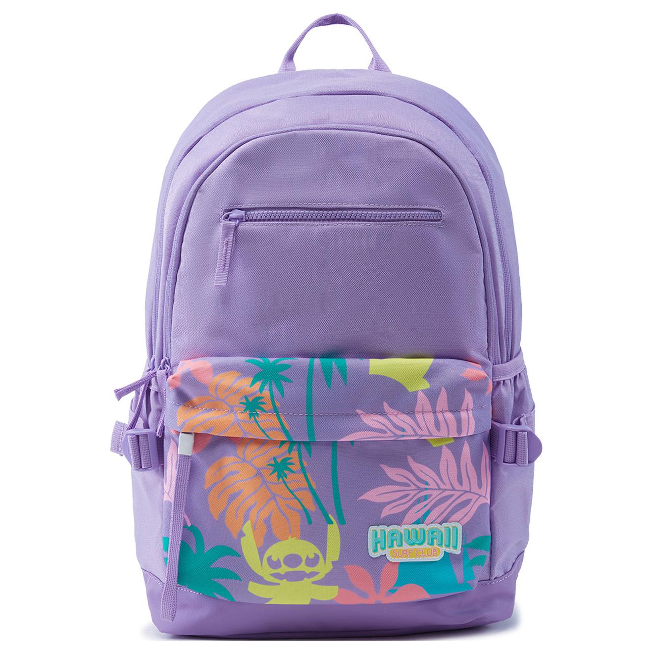 Li Ning Sports Life Collection Polyester Backpack Women s Light Iris Purple ABSU097-2