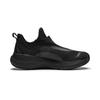 Li Ning SOFT GO Textile, Synthetic Leather Breathable Low Top Casual Shoes Men's Black AGLU105-1