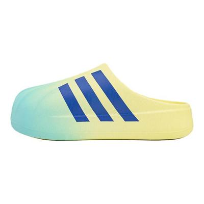 Oryginalne Adifom Superstar Wygodne Klapki z Odkrytymi Palcami Odporne na Ścieranie Unisex Obuwie Żółty Niebieski JP5685