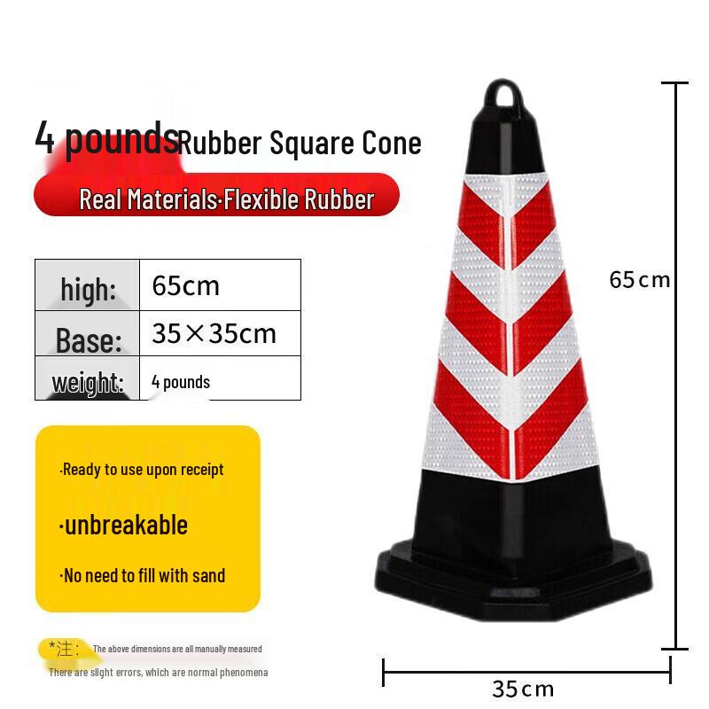 Miaogua Thickened Rubber Warning Cone