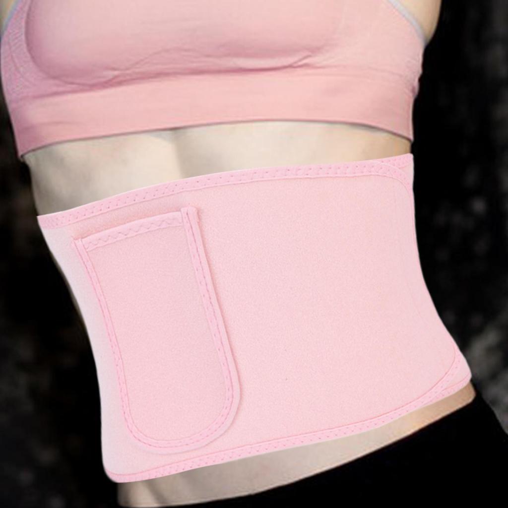 Fascia Addominale Sudorazione Aumenta Stabilità del Core Fascia Regolabile Fasciatura Addome per Corsa Yoga