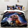 Back To The Future Clasic Movie Retro Beding Set Printed With Pilowcase Soft Duvet Cover Soft Single Double Quen Super King-Sized Dimensionsd