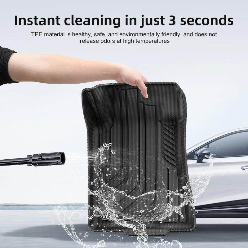 15-24 Ford Mustang Schmutzabweisende TPE-Fußmatten