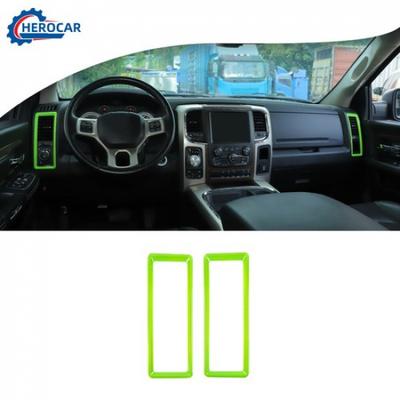 2x Center Console Two Side Air Vent Outlet Cover Trim For Dodge RAM Light Green