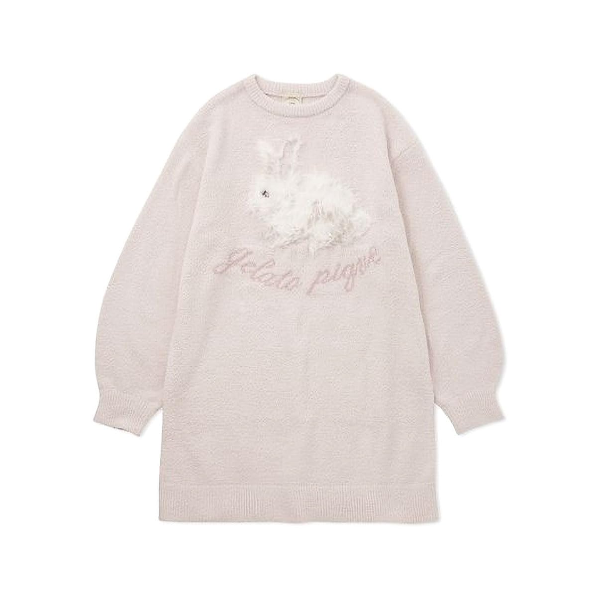 

Gelato Pique Baby Moco Rabbit Jacquard Dress Free Women s (Pink, Size) розовый