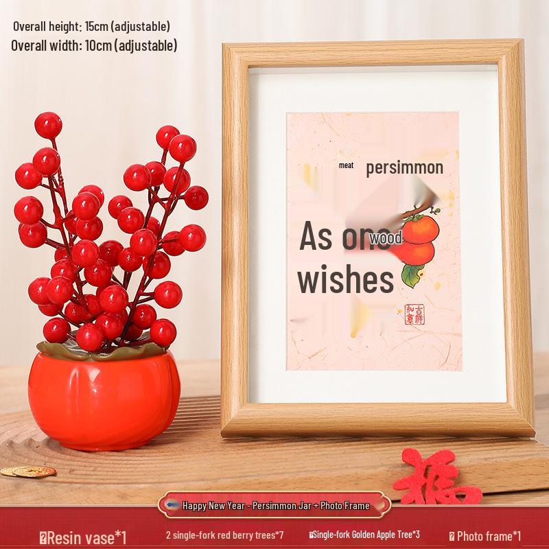 2025 Rok Hada Kaki Nádoba Ozdoba: Nová Domácí Dekorace Štěstí