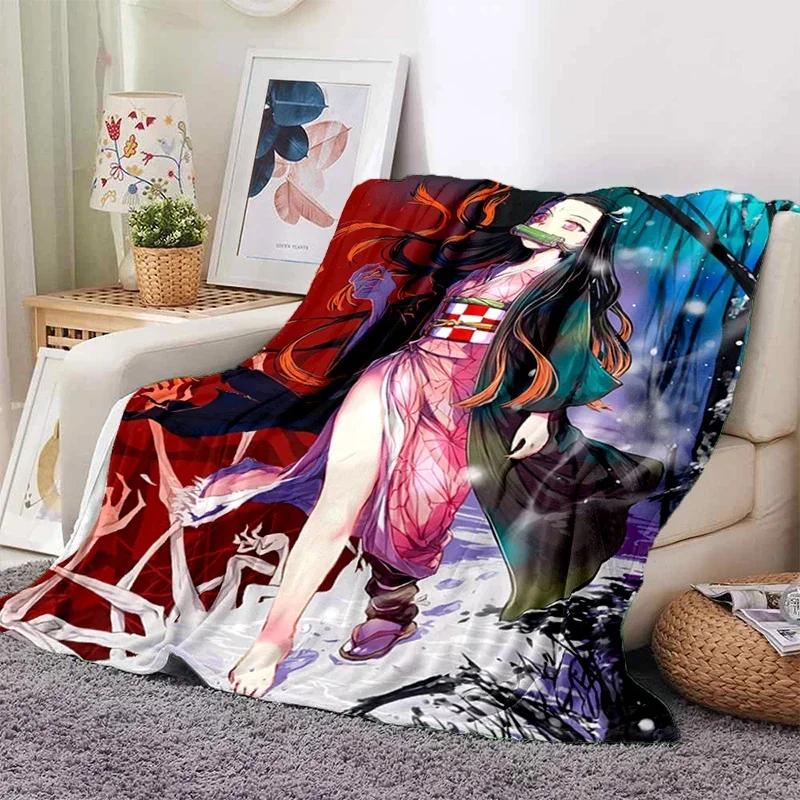 Sexy Anime Girls Blanket Soft Plush Flannel Throws Blankets for Sofa Bed Couch Best Gifts All Season Light Bedroom Warm Decke