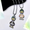 Trendy Cute Cartoon Dripping Duck Necklace, Student Gift Trendy Accessories