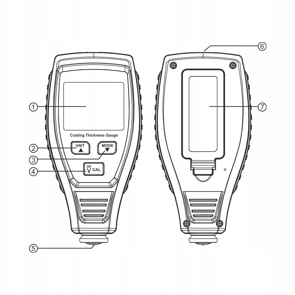 BOYA KALINLIĞI ÖLÇER KAPLAMA TEST CİHAZI SENSÖRÜ
