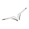4x ABS Silver Rear View Mirror Strip  Trim Cover For Subaru Crosstrek 2024