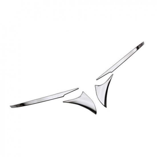 4x ABS Silver Rear View Mirror Strip  Trim Cover For Subaru Crosstrek 2024